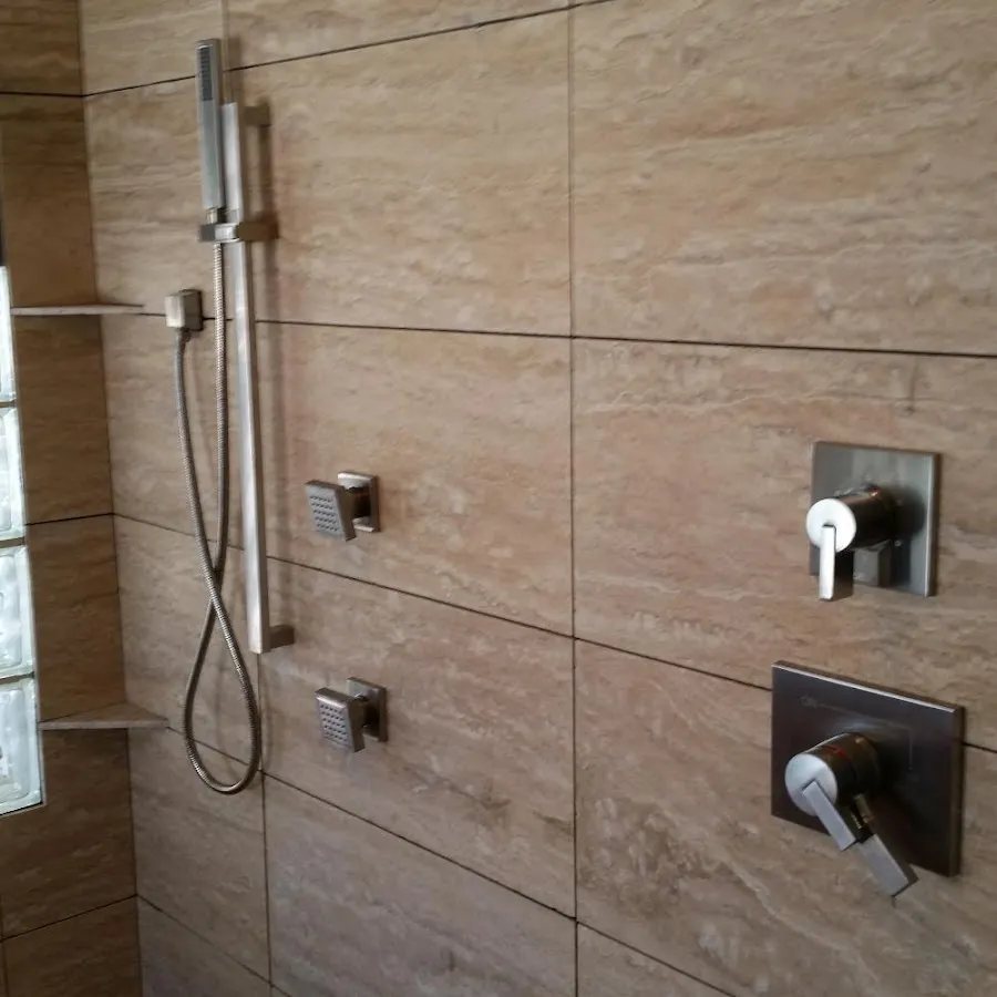 Shower fixture installation for Water Heater Replacement in Benson